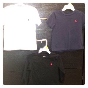 Polo short sleeve and 1 long sleeve
